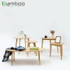 Water Base Painting Diy New Mini Bamboo Tea Table For Hotel