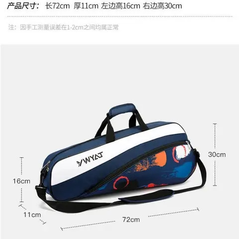 Buy Waterproof Badminton Racket Bag Single Shoulder Thicken Gymbag ...