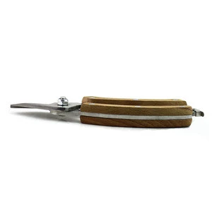 WCJ1205 stainless steel  wood handle easylife  garden scissors
