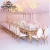 Import Wedding Furniture  supplier Stainless steel Gold Mirror glass wedding table from China