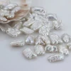 White Cultured Natural Real Freshwater Pearl Strand String Beads Wholesale Loose Round Fresh Water Freshwater Pearl