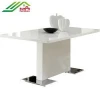 white gloss wooden dining room tables set