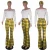 Import White Long Sleeve T-shirt Classic Plaid Printed Pants Flare Trousers Scarf Women Outfits Three Pieces Set With Headband from China