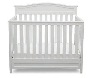 Wholesale 4 in 1 solid wood infant Bed adjustable baby crib with factory price