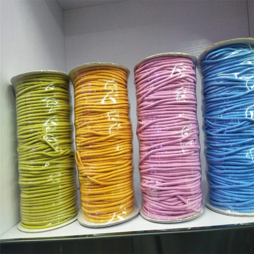 wholesale all size grade colorful elastic cord shock cord bungee cord for garments