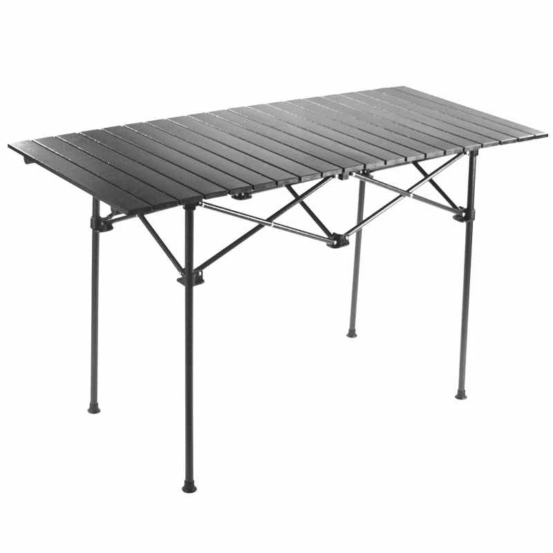 wholesale aluminum frame fold up style hiking picnic table outdoor camping table