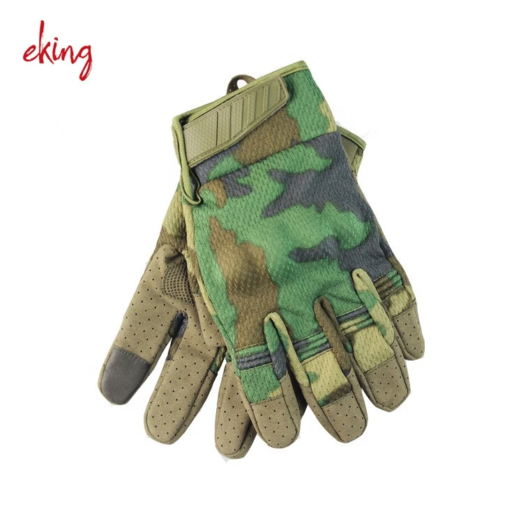 Wholesale camouflage fishing hunting camping cycling outdoor gloves
