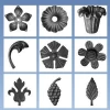 wholesale cast iron & wrought iron metal leaves and flowers