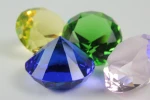 Wholesale Cheap Glass Diamonds Paperweights Clear 60mm 80mm K9 Crystal Diamonds for Home Decoration