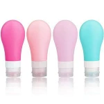 Wholesale Cheap Portable Travel Kits Makeup Set Leak-proof Squeezable Silicone Toiletries Travel Bottle Set