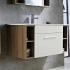 Wholesale Classical Bathroom Cabinets/Vanities with Bamboo Natural Color for Sale