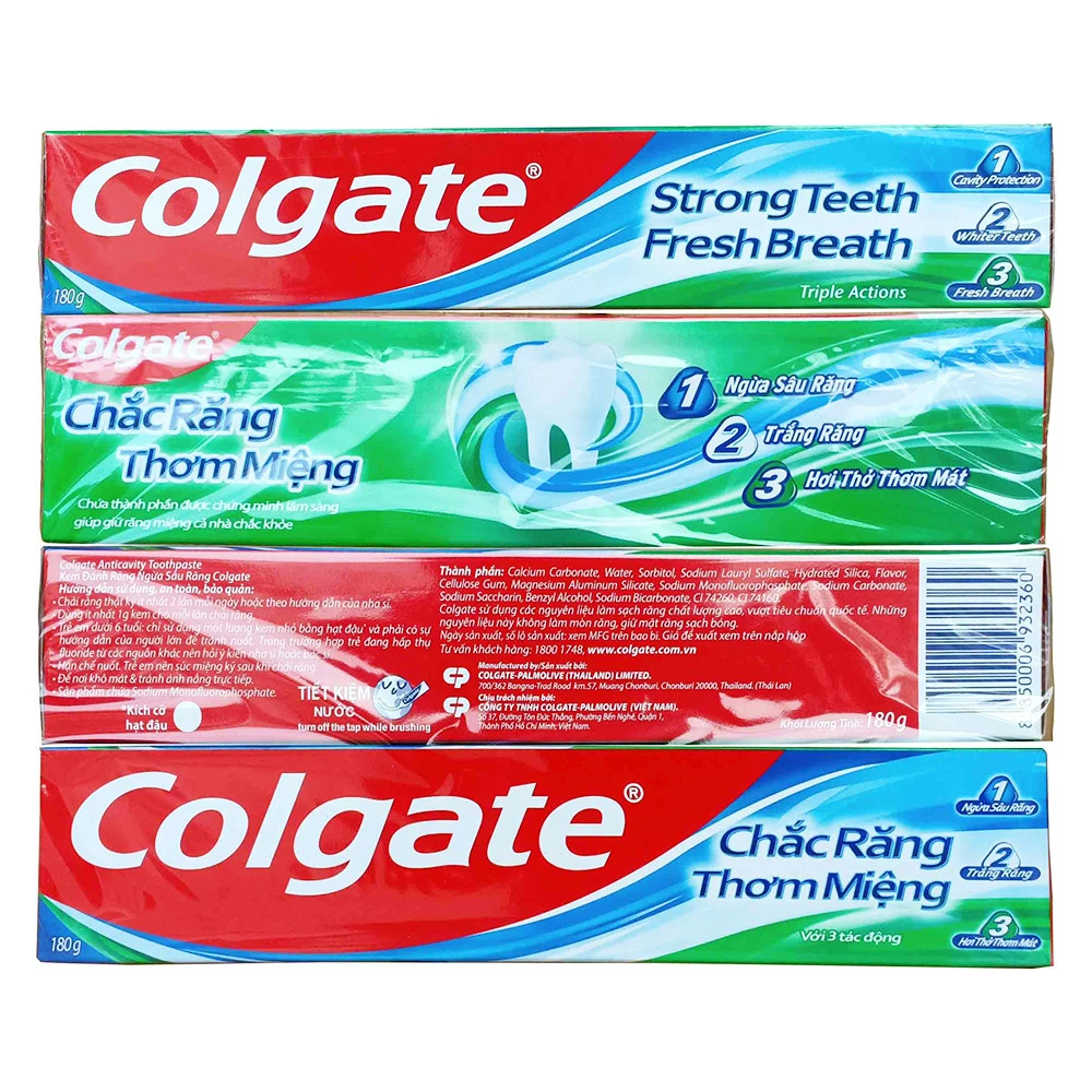 Wholesale Colgatee Toothpaste 180g Strong Teeth (CG) x36
