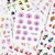 Import Wholesale Colorful Nail Stickers Kits Summer Flowers Black Line Design DIY Water Tattoo for Wraps Nail Sticker Decal from China