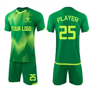 Wholesale Custom Design Soccer Uniform Sublimation Printing Soccer Wear World Cup Football Jersey Sets