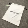 Wholesale Custom Eco Friendly Organic Blank White Cheap Promotional Recycled Drawstring Shopping Cotton Bag