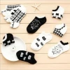 Wholesale Cut Cat Design Women Boat Socks Summer Thin Cotton Socks
