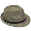 Wholesale Fashion Design Cheap Custom Mens Polyester Fedora Hats
