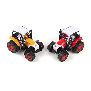 wholesale friction plastic mini tractor farmer car farm truck  farm toys tractor toy for kid