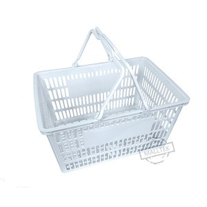 Wholesale Handheld Plastic Supermarket Shopping Basket For Shops