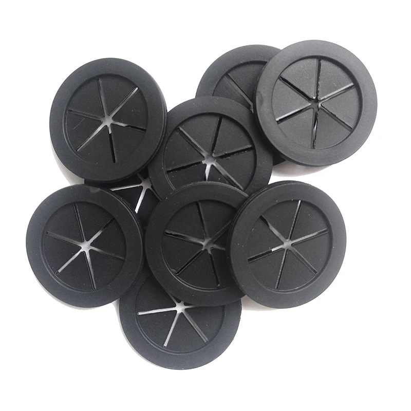 Wholesale High Elasticity High Quality Black Round Silicone Rubber Grommets