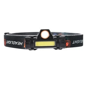 Wholesale high power COB rechargeable headlamp led head light head torch light with magnet for camping