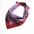 Import wholesale high quality women square silk twill digital print scarf from China