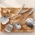 Import Wholesale Hot Sale 5 PCS Stainless Kitchen Utensil Set Eco Friendly Stainless Steel Cookware Set with Hollow Handle from China