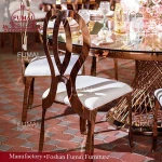 Wholesale industrial rose gold metal frame chair rose gold wedding chair