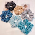 Wholesale Luxury Silk Hair Ties Care Hair 100% Silk Scrunchies With Gift Box