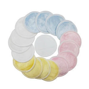 Wholesale make up remover face pads bamboo reusable