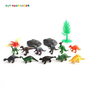 Wholesale miniature plastic forest wild animals world set toys