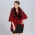 Import Wholesale multi colors winter wool blended faux fur collar knit shawls for women from China