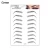 Import Wholesale New Designs High Quality Women Face Makeup Fake Waterproof Temporary Tattoo Eyebrow Sticker from China