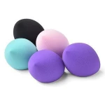 wholesale new double angled egg cosmetic makeup sponge puff