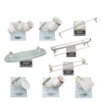 Wholesale new fashion bathroom set accessories stainless steel set