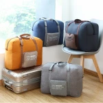 Wholesale nylon suitcase luggage foldable travelling bag