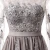 Import Wholesale O-Neck Women Lace Crystal Sequined Appliques Cheap Chiffon Evening Dress from China