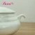Import Wholesale price cheap soup tureen, chinese white ceramic tureen with lid from China