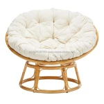 wholesale rattan chair with cushion for indoor outdoor comfortable relaxing rattan wicker chairs