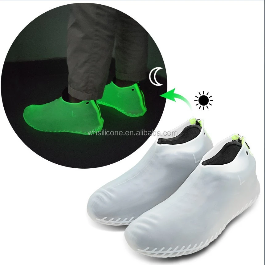 Wholesale Reusable Outdoor Waterproof Silicone Overshoes Covers For shoes, Galosh Rain Boots With Zipper