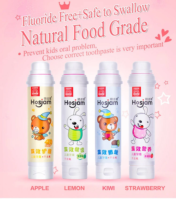 Wholesale safety formula fresh fruit strawberry cheap nourish natural baby children toothpaste
