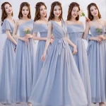 Wholesale wedding sisters dress long chiffon bridesmaid dress