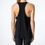 Wholesale Women Custom Logo Black Camisole Tank Top