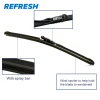 Windshield Wiper Blades with Spray Bar for Tesl Model X Fit Pinch Tab Arms