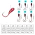 Import Winter Ice Lake Fishing Hooks Overturned jig head lead Hook red worm Maggot fishhook Lure Bait Carp Fishing Tackle from China