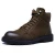 Import Winter mens leather boots leisure high top mens shoes boots wear resistant leather shoes from China
