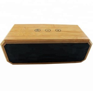 wireless portable speaker bluetooths wood speaker stereo subwoofer