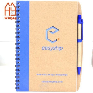 With company logo School Exercise Hard Cover Note Book A5 wholesale