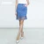 Import Women Denim Fashion Cropped Washed Denim Skirt Fringe Tassel short Skirt from China