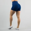 Women Running Shorts for Fitness Workout Gym Yoga Sport Shorts Grey Sports Short Pants Elastic Bottoms Spandex Nylon Polyester